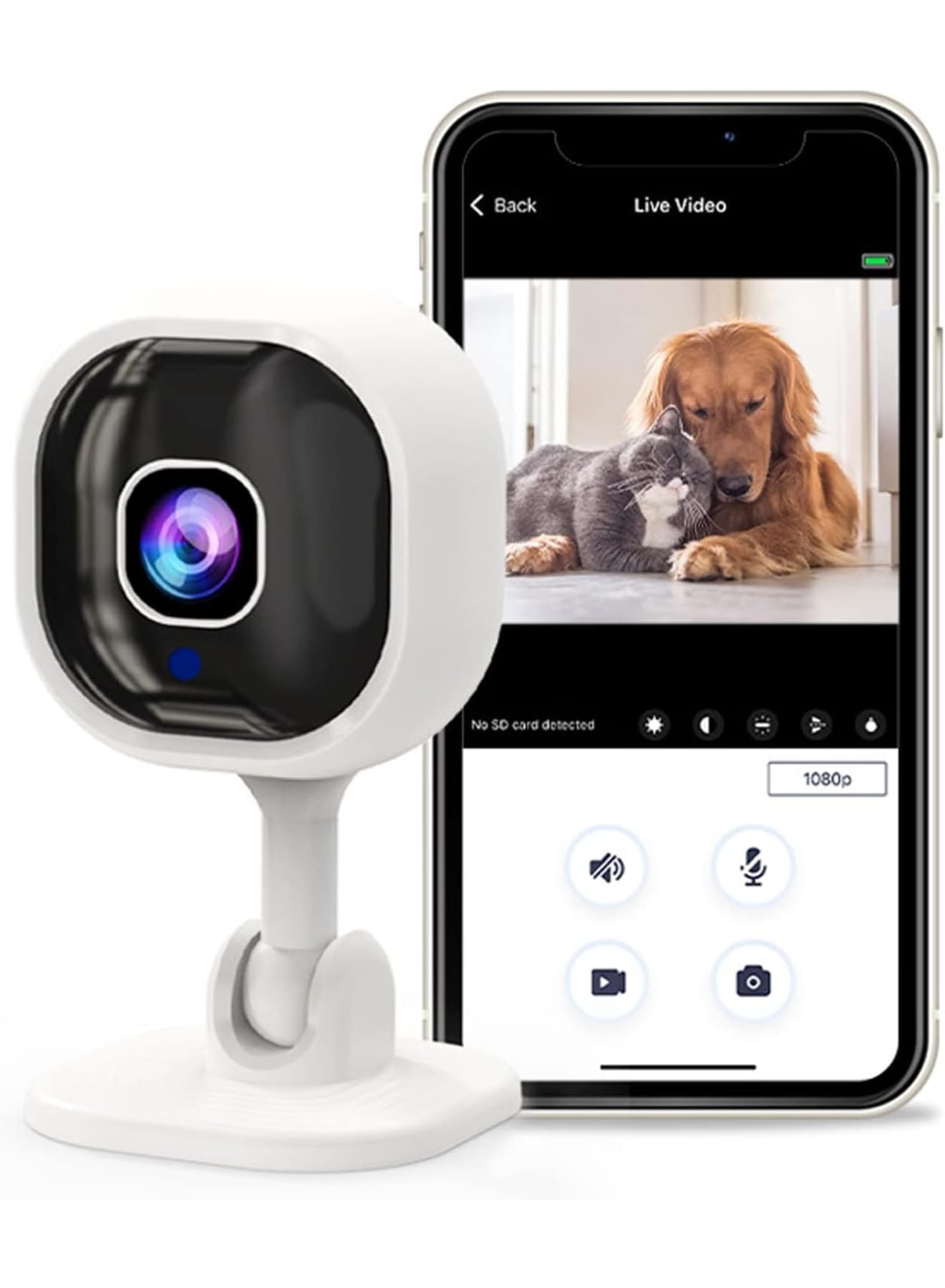 Smart Security Camera, 1080P HD Wireless WiFi Camera…