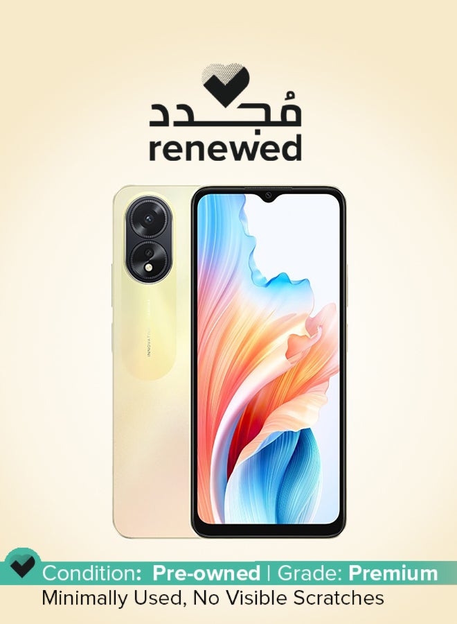 Compare Renewed  A38 Dual SIM Glowing Gold 6GB RAM 128GB 4G  Middle East Version at KSA Price