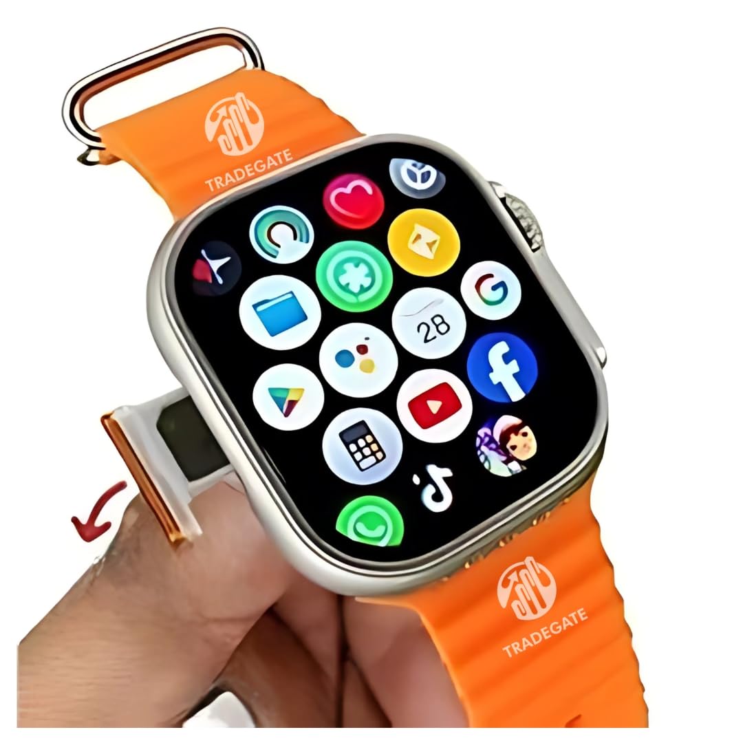 Compare N80 5G Ultra Smartwatch with AMOLED Display Android OS 64GB Storage 4GB RAM Micro SIM, Cellular Connectivity, Alarm Clock Full Touch Men’s Fitness Watch for Android Instagram Users at KSA Price