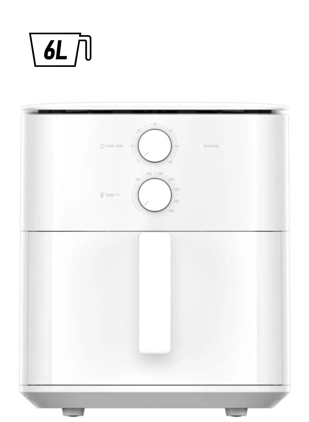 Compare Air Fryer Essential 6L | FlipFree Cooking | 360° Heated Air Circulation | 1550W High Power | 80–200°C WideRange Temperature Control 6 L 1550 W MAF13 White at KSA Price