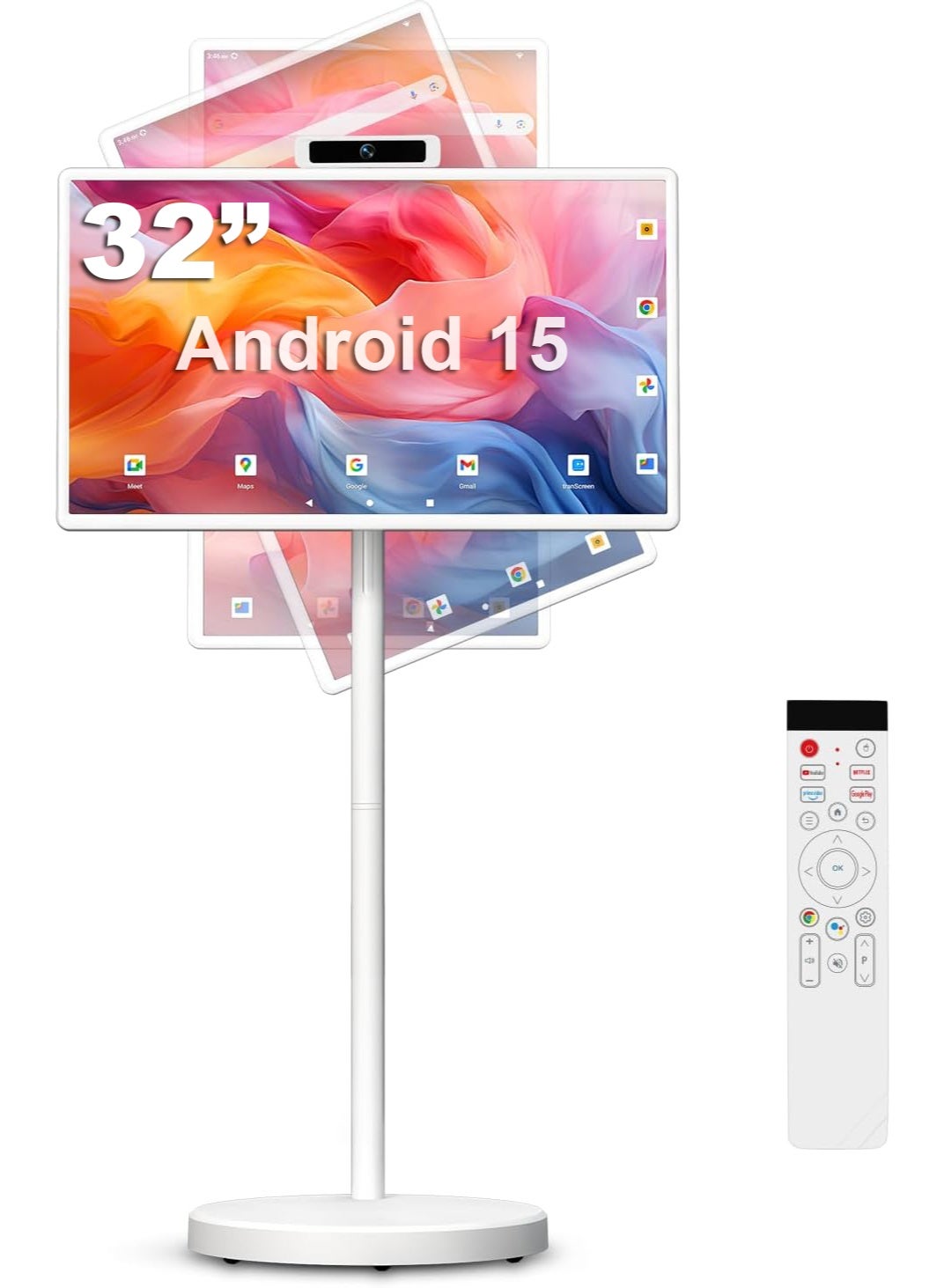 32-Inch Movable Smart Display Floor Standing Digital…