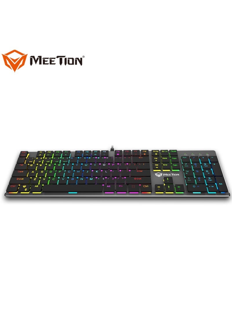 MEETION MK80 Ultrathin Mechanical RGB backlit full…