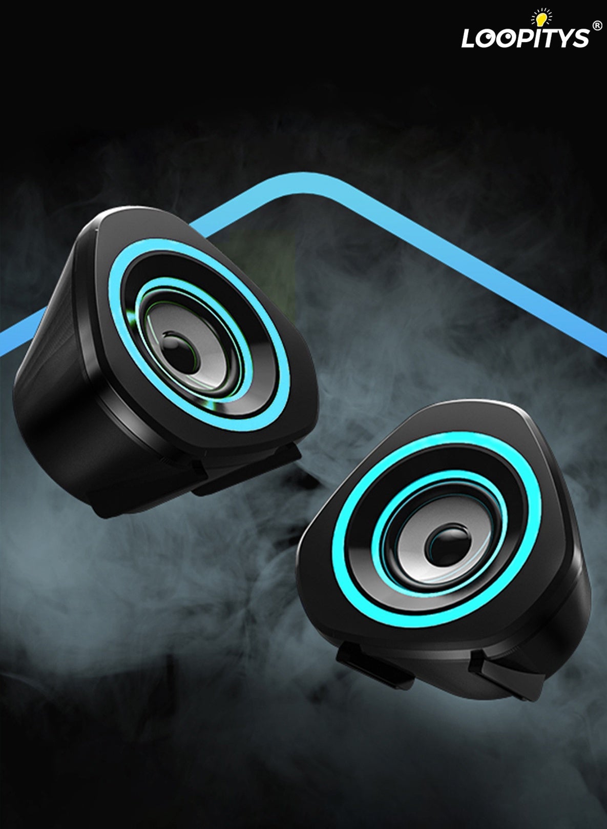 USB Computer Speakers,USB-Powered PC Gaming…