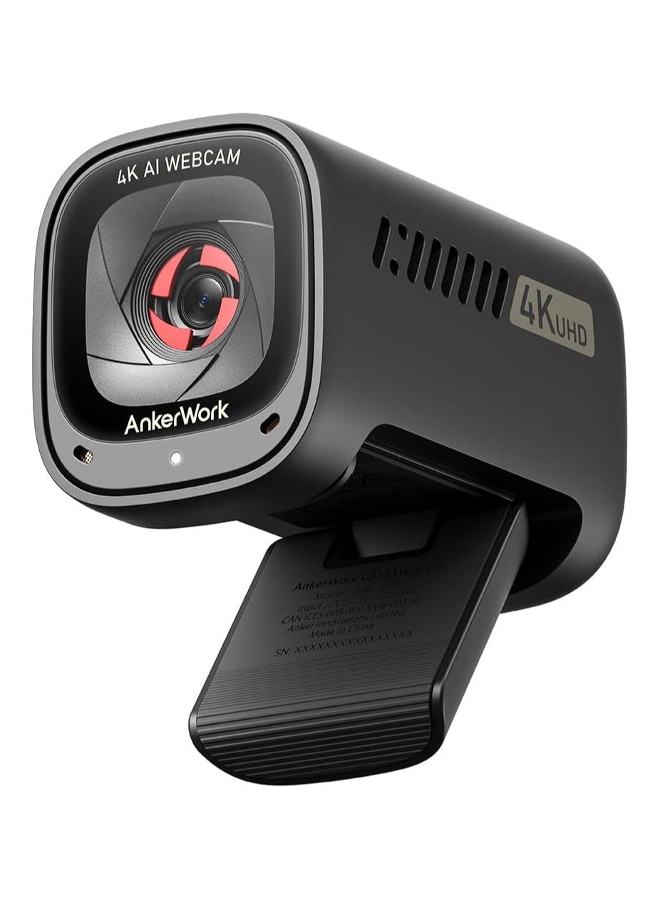 Compare AnkerWork C310 4K Webcam for PC, 12 Megapixel, AI Auto Focus, AI Framing, AI Noise Canceling Mic, BuiltIn Privacy Cover, Adjustable FOV, 1080p@60FPS HDR, USB Webcam for Video Calls and Livestreams at KSA Price