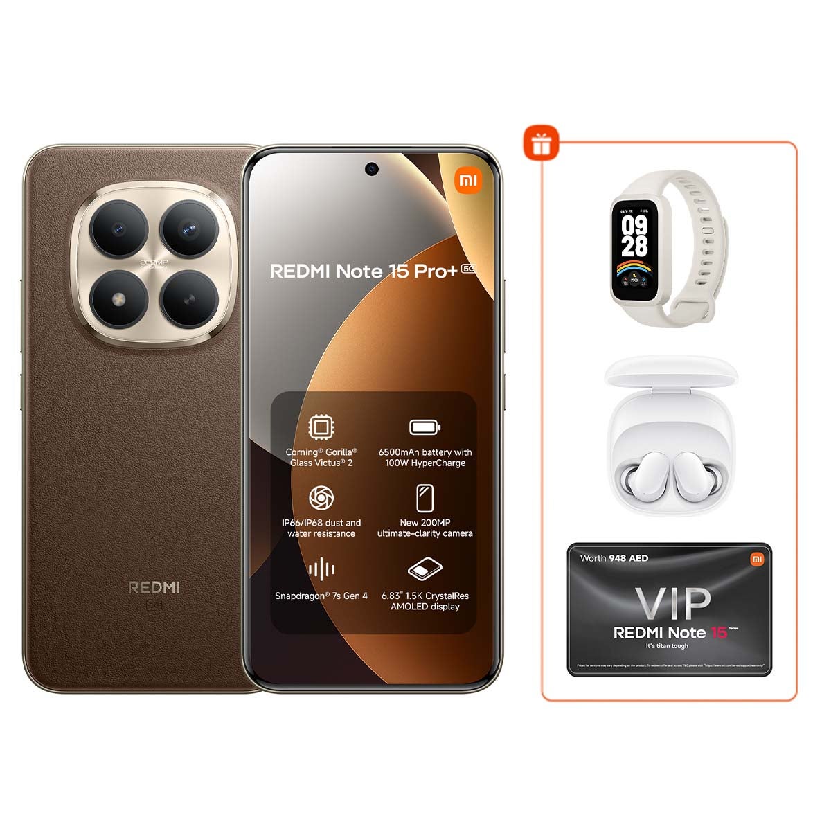 Redmi Note 15 Pro+ Dual SIM 5G Mocha Brown…