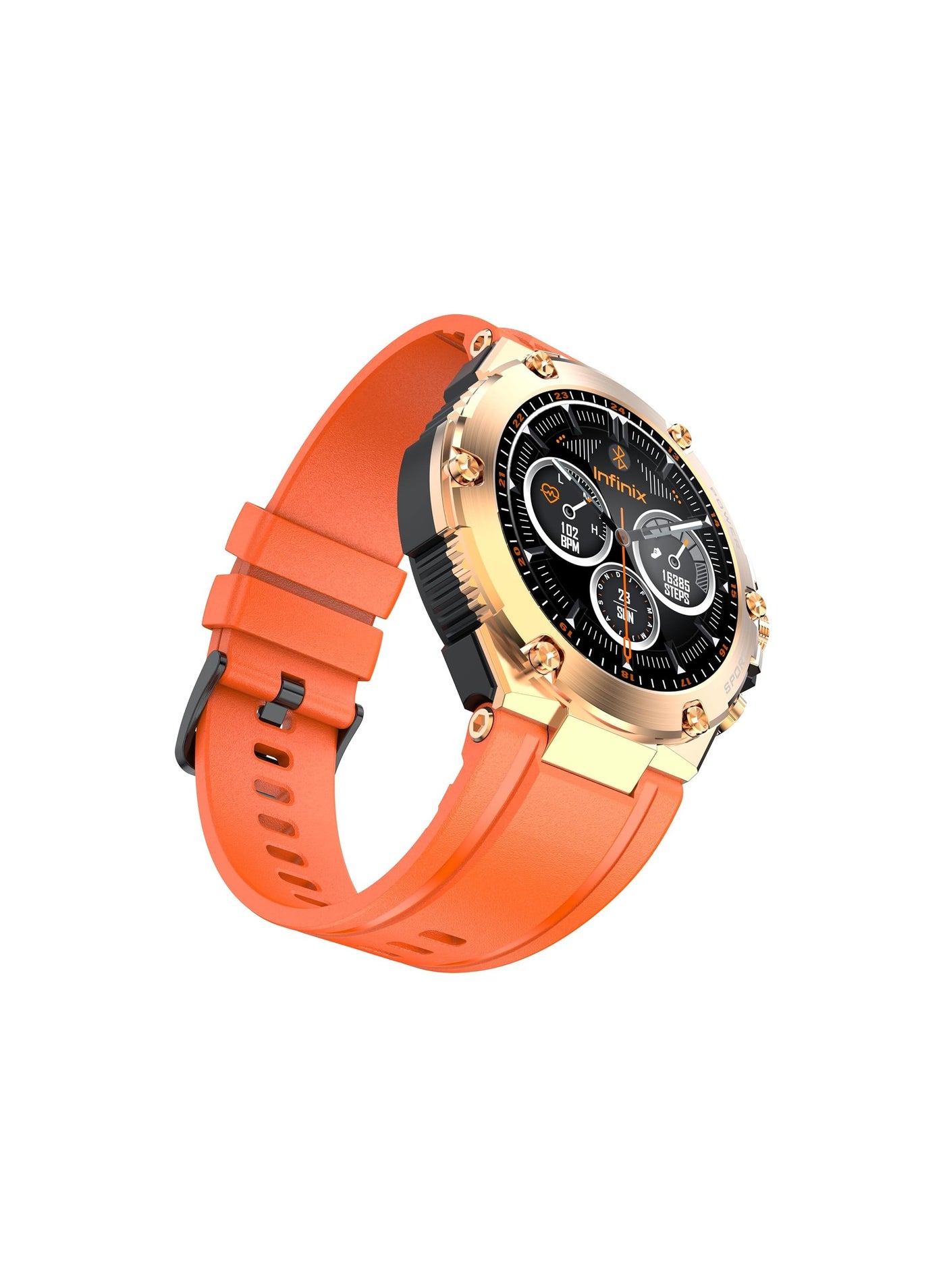 Compare XWatch 3 GT Smartwatch 1.53 Super Large HD Screen, 123 Sports Modes, IP68 Water Resistant, Bluetooth Call Support, Health Monitoring & Fitness Tracking, 2 Straps gold at KSA Price