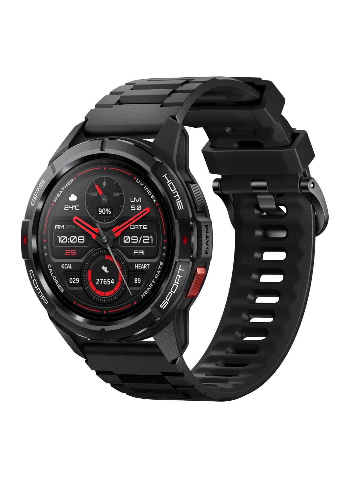 Compare Mibro GS Active Sport Smart Watch 1.3 Amoled 4PD Heart Rate Monitoring 10Axis Motion Sensor 5ATM Water Resistances GPS Satellite Positioning,150 Modes 20 Days Bettery Life smartwatch Black at KSA Price