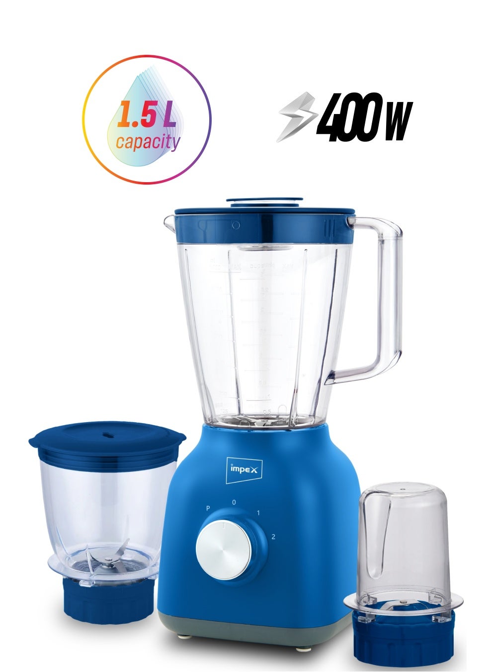 Blender Mixer Grinder with Mincer Mills Pulse rotation…