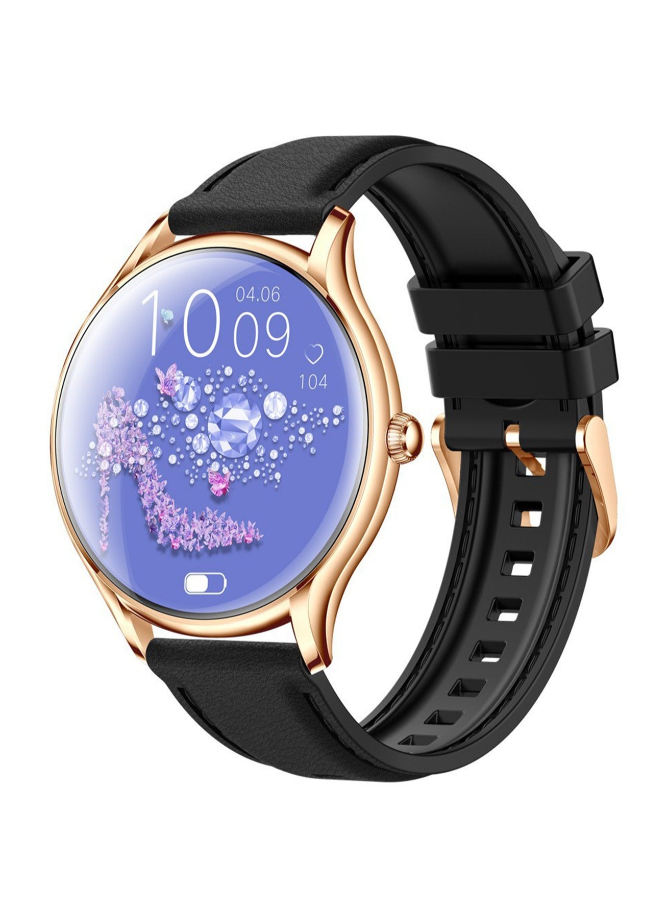 Compare Smart Watch, Fitness Tracker, 100+ Sports Modes, Heart Rate and Sleep Monitoring, MultiFunction Sports Bluetooth Call Smart Watch Compatible with iOS and Android Black Gold at KSA Price