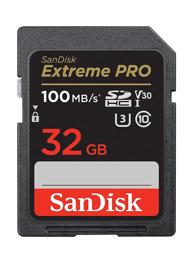 Compare 32GB Extreme PRO SDHC card + RescuePRO Deluxe, up to 100MBs, UHS I, Class 10, U3, V30 SDSDXXO 032G GN4IN, Black at KSA Price