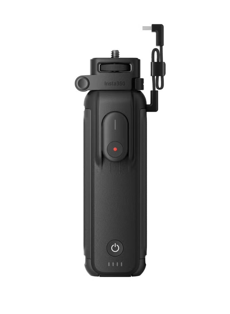 Compare FOMO Power Handle – 6,100mAh Battery Grip with Builtin Mini Bluetooth Remote & QuadPod | Compact & Durable, USBC InOut, for Insta360 X5X4X3, Ace Pro 2 & Go 3S Adapter Included at KSA Price
