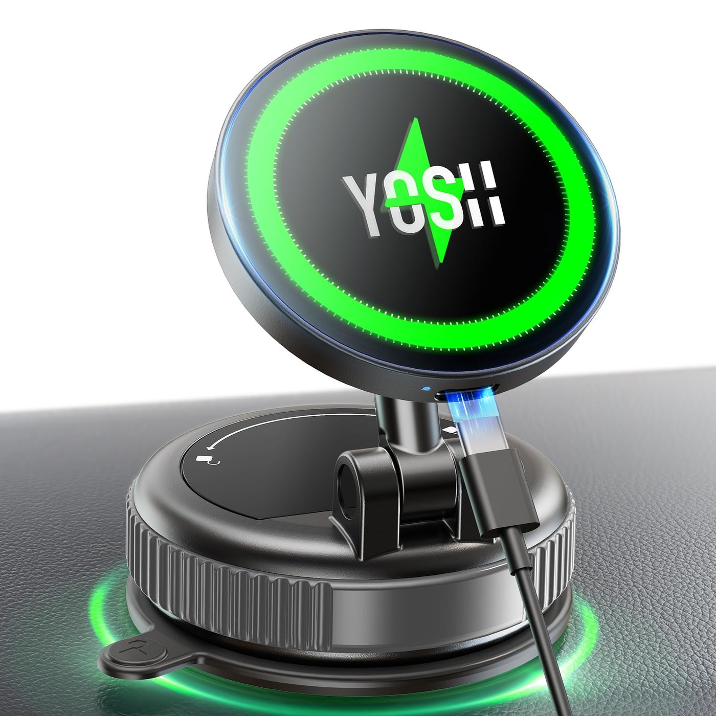 YOSH for Magsafe Car Mount Charger 15W with…