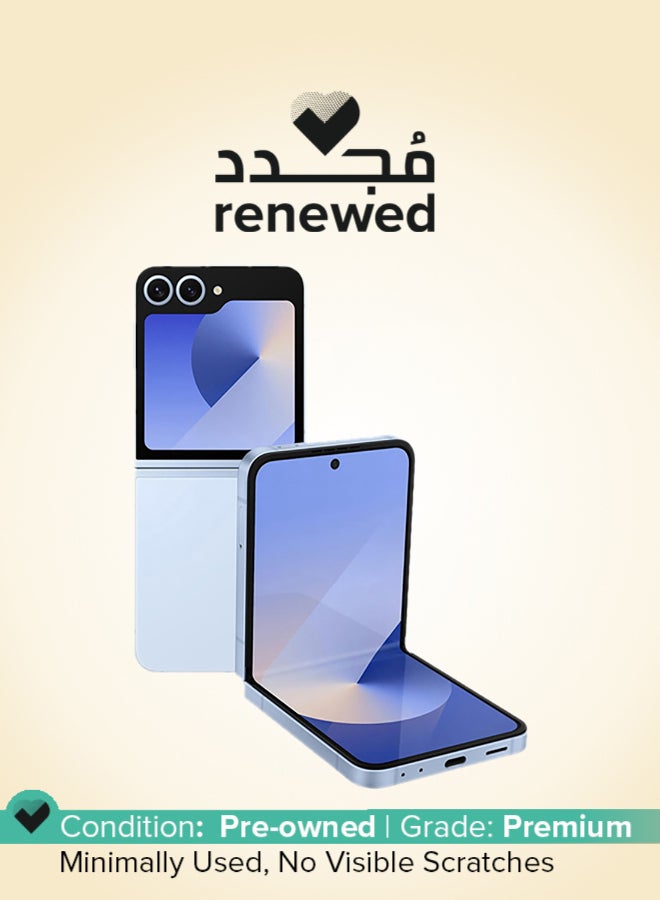 Compare Renewed  Galaxy Z Flip 6 Dual SIM Blue 12GB RAM 256GB 5G  International Version at KSA Price