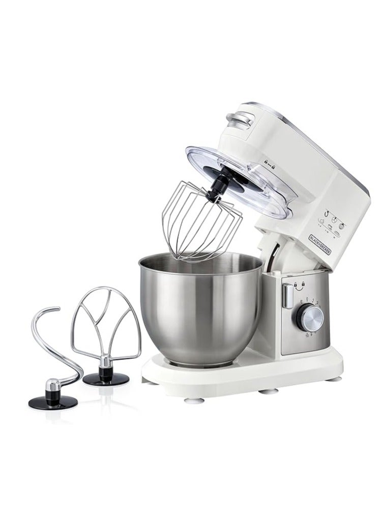 Compare 1000W Multifunction Stand Mixer Kitchen Machine, 6L Capacity, 10 Speeds, White – MKM100B5 6 L 1000 W MKM100 White at KSA Price