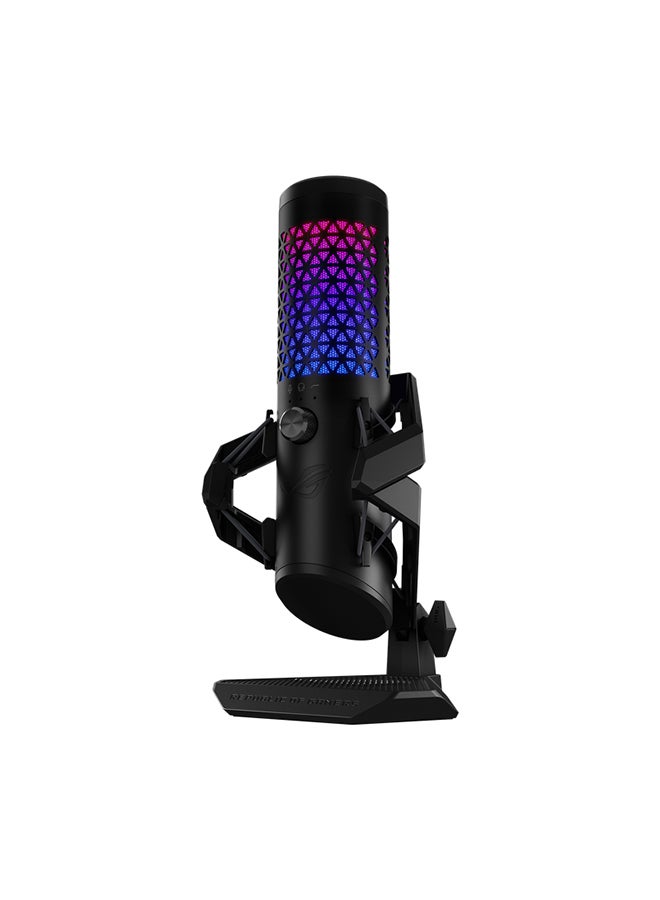 Compare ROG Carnyx USB Gaming Microphone 25mm Condenser Capsule, 192kHz24bit, Cardioid, highPass Filter, Builtin pop Filter, Metal Shock Mount, oneTouch Mute, USB, Aura Sync RGB at KSA Price