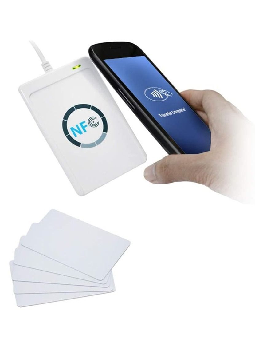 Compare NFC RFID Card Reader and Writer Support Mifare FeliCa and all 4 types of NFC ISOIEC 18092 Tags ACR122U at KSA Price