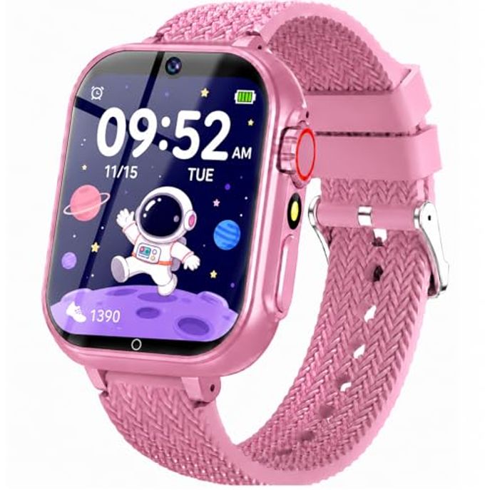 Compare Kids Smart Watch Gift For Girls Age 512, 39 Games Touch Screen Watch With Camera, Video Recorder, Music Player, Pedometer, Habit Tracker, Birthday Gifts For Girls Ages 6 7 8 9 10 at KSA Price