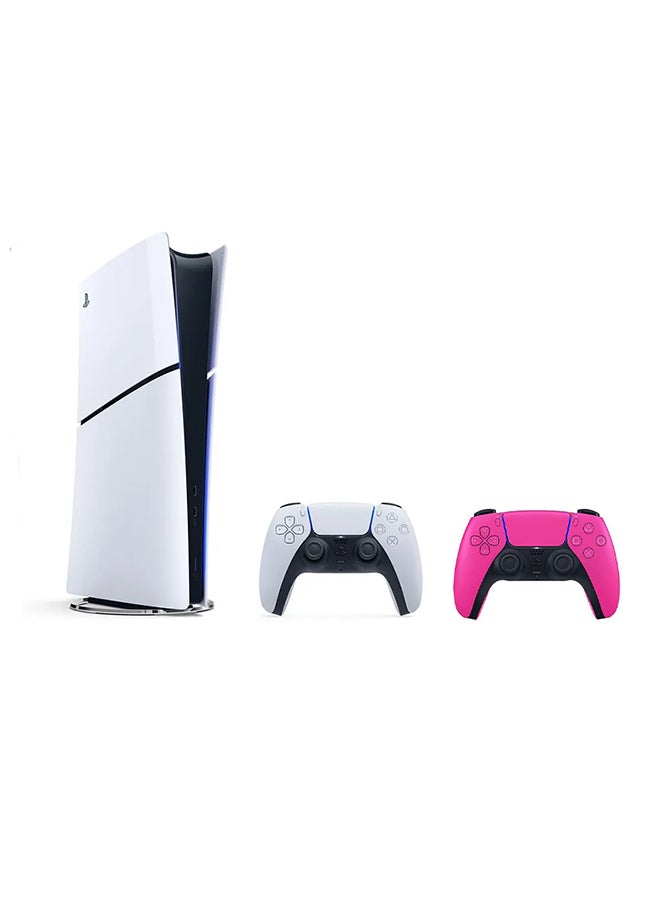 Compare Sony PlayStation 5 Slim Console Digital Edition With Extra Pink Controller at KSA Price