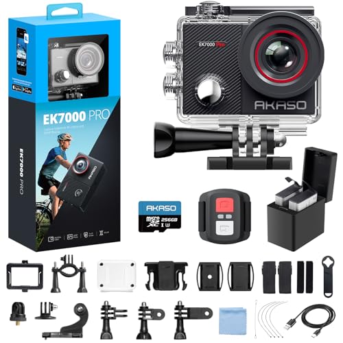 AKASO EK7000 Pro 4K30fps Action Camera with 256GB…