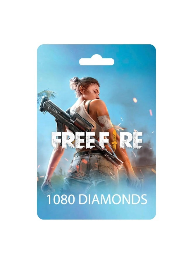 Compare Free Fire Digital Gift Card  1080 + 108 Diamonds Global at KSA Price