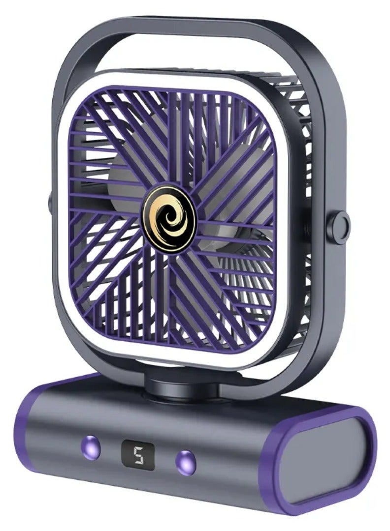OUYoo Portable fan is rechargeable, a small…