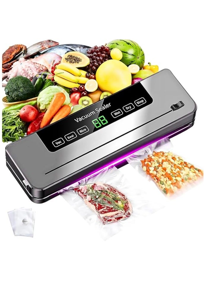 Vacuum sealer machine, 6-in-1 with 50 bags Food…