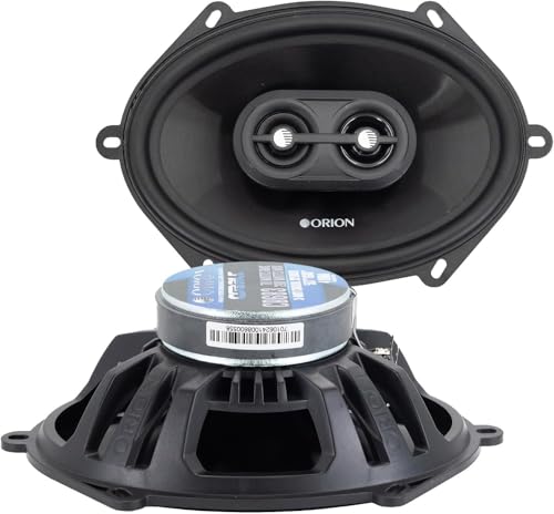 Compare ORION Cobalt Series CB683 6x8 3Way Coaxial Car Speakers 280W 4 Ohms Full Range Enhanced Bass Polypropylene Cone Butyl Rubber Surround Easy Install Pair at KSA Price