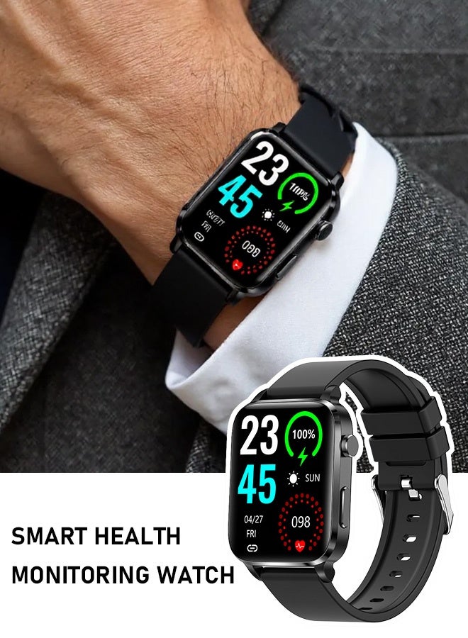Compare Smart Watch with MultiSensors for Heart Rate, Temperature, Blood Oxygen, Blood Pressure  Step Counting at KSA Price