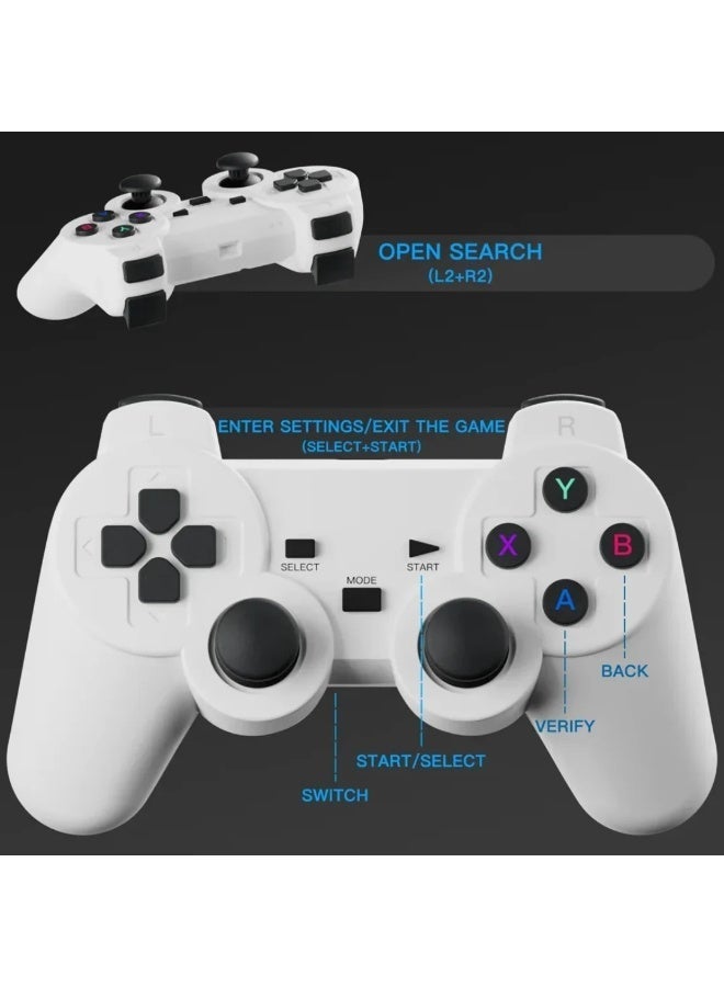 Compare 2in1 Wireless Game Projector & Retro Console  4K HD Smart Android 11.0 Home Theater  40,000+ Builtin Games with Dual Wireless Controllers  180° Rotatable 130 Screen Projection  WiFi 6 & Bluetooth 5.0 Portable Gaming Hub at KSA Price
