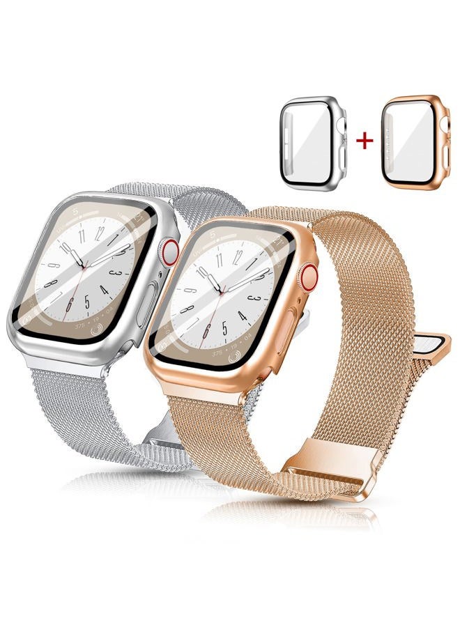 2 Pack Metal Magnetic Bands Compatible with Apple…