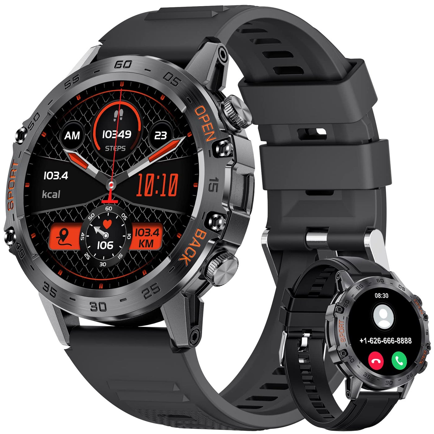 SUNKTA Smart Watch for Men Bluetooth Calls with,1.39''HD…