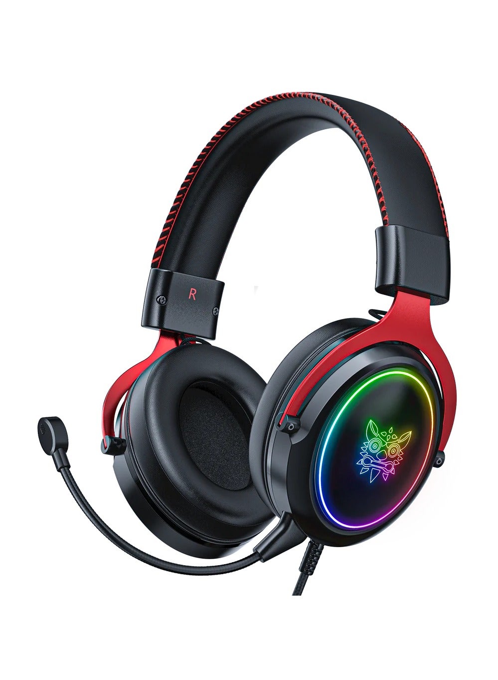 Compare ONIKUMA X10 RGB Wired Gaming Headset With Detachable Mic at KSA Price