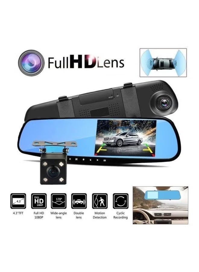 Mirror Dash Cam Night Vision, 1080P Full Touch Screen…