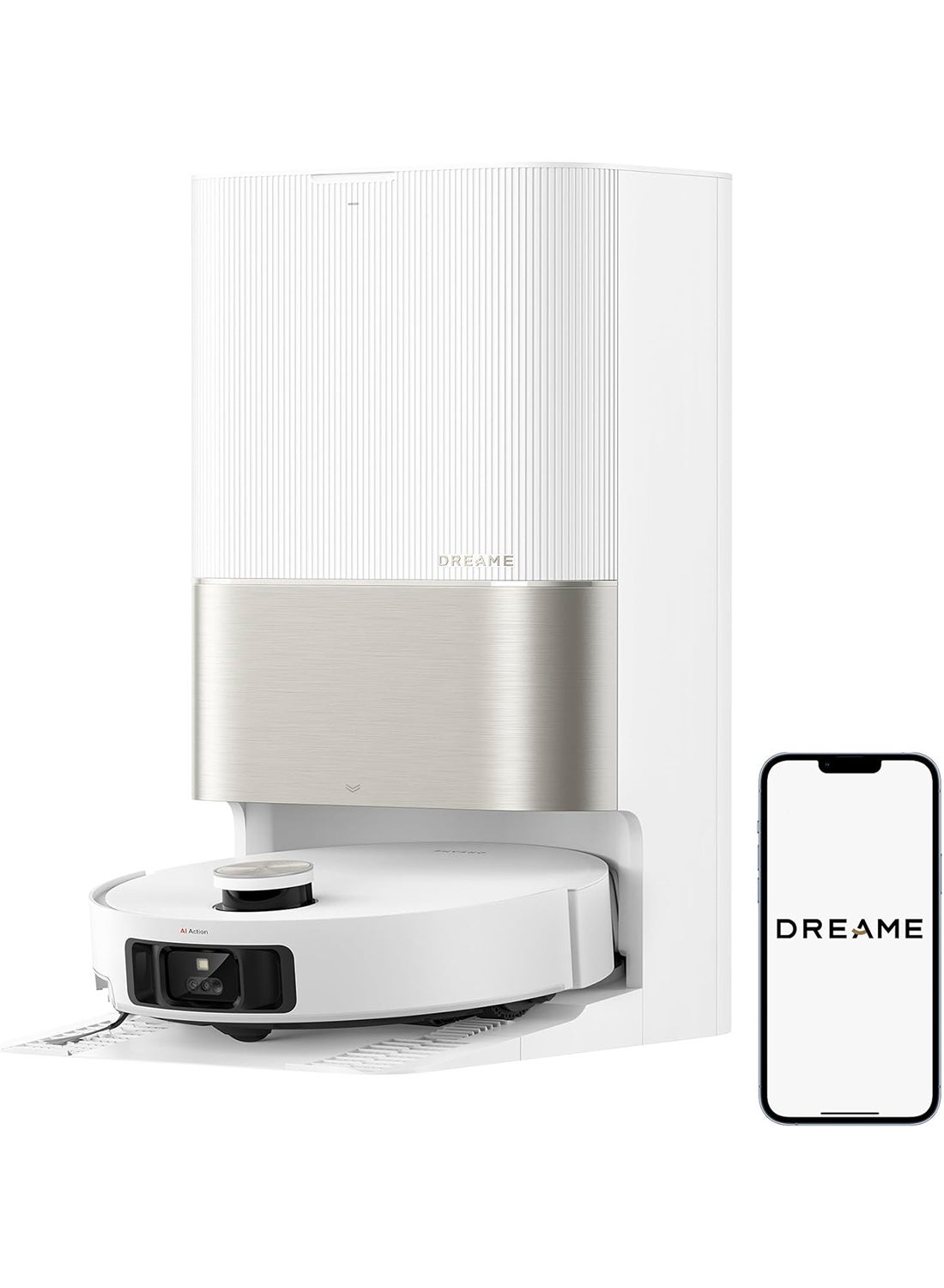 Compare X50 Ultra Complete Robot Vacuum and Mop with SelfCleaning, Liftable LDS, Clean under Low Furniture, Cross Barriers Up to 6cm, AI Camera, Up to 20,000Pa, Detangling Brush, Voice Control 75.0 W X50 Ultra White at KSA Price