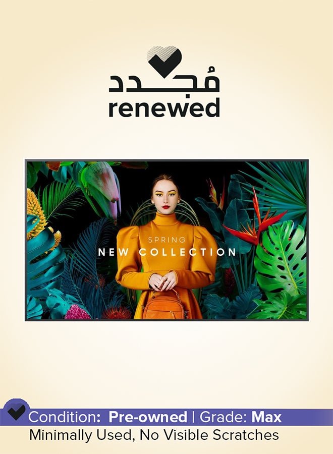 Compare Renewed  43 Inch LED QBC 4K Smart Signage Commercial Display 43QB43C black at KSA Price