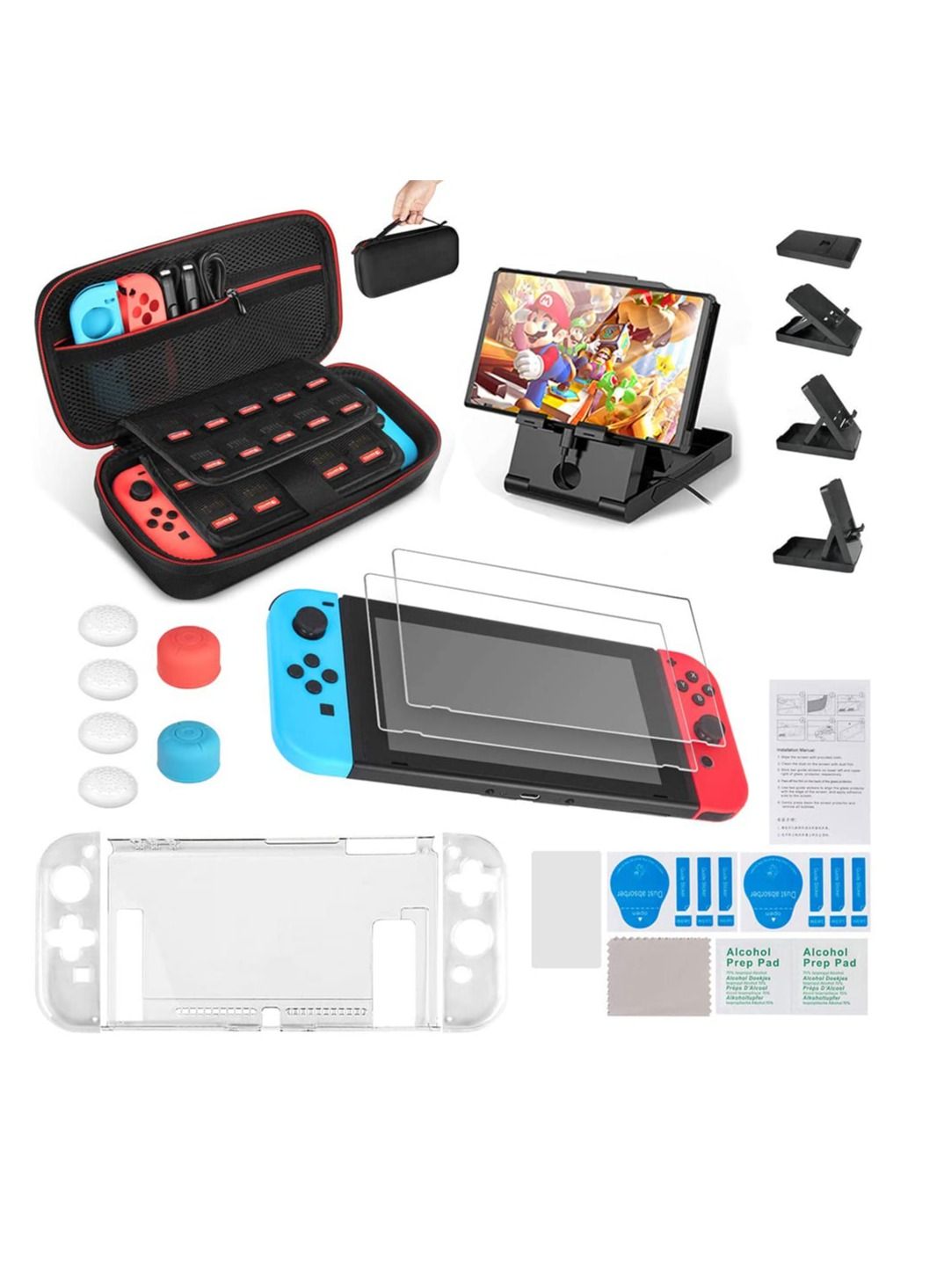 Accessories Kit for Nintendo Switch, 13 in…
