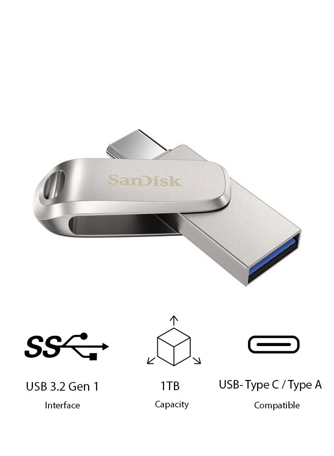 1 TB Ultra Dual Drive Luxe USB Type-C -400MB/s,Read…