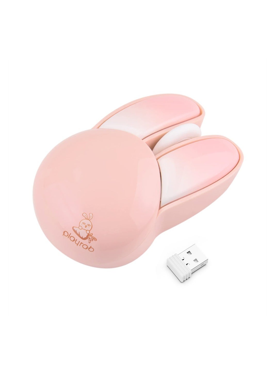 Wireless Silent Mouse, Cute Rabbit Designs, 2.4G Slim…