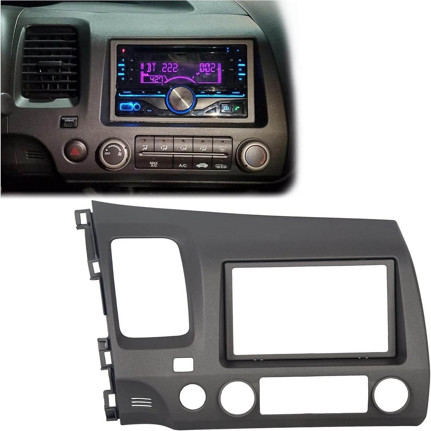 HECASA Car Radio Double 2 Din Install Dash…