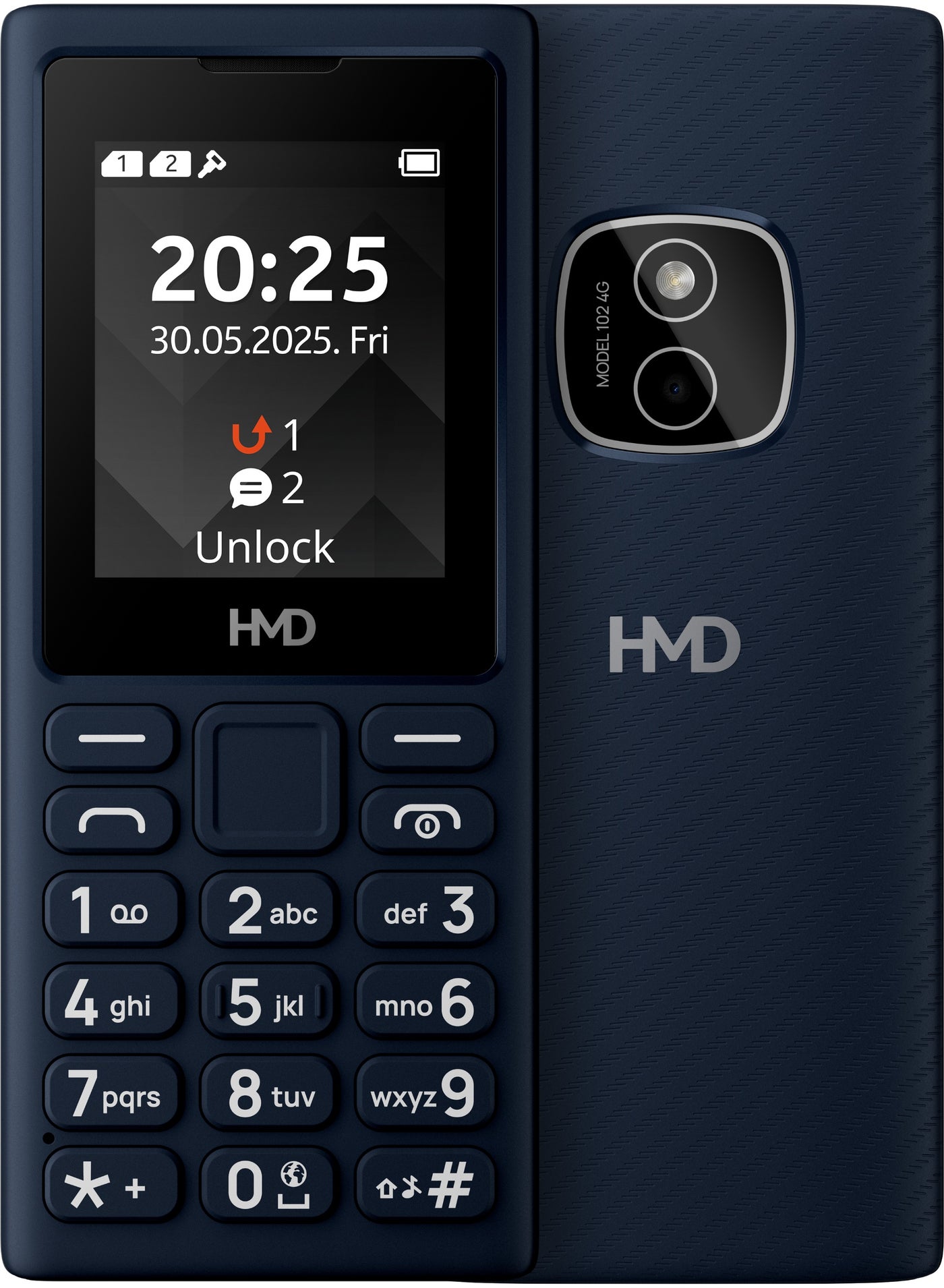 102 4G Dual SIM Feature Phone with Cloud…