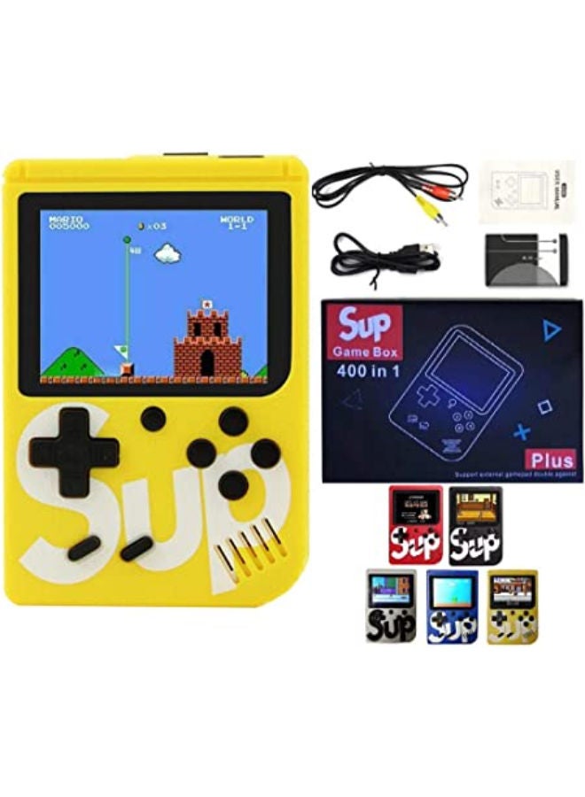 Compare 400 In 1 Game Box Console Classic Games Hand Held Gamepad Color Screen Mario Super Mario DR Mario Contra Games  YELLOW at KSA Price