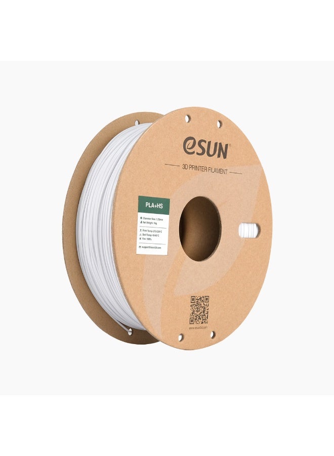 Compare eSUN PLA+ Filament 1.75 mm, PLA+HS High Speed Printing 3D Printer Filament Dimensional Accuracy + 0.03 mm, 1 kg Spool 2.2 lbs Speedy PLA Plus Filament for High Speed Printer, Cold White at KSA Price