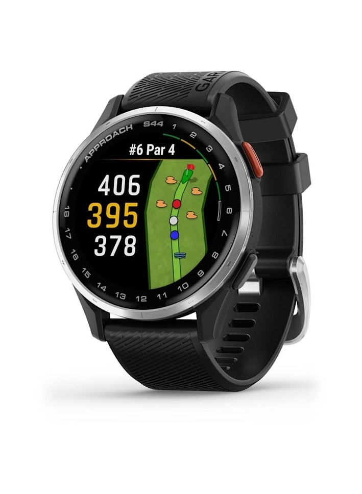 Compare Approach S44  Silver Aluminium Bezel With Silicone Band Black at KSA Price