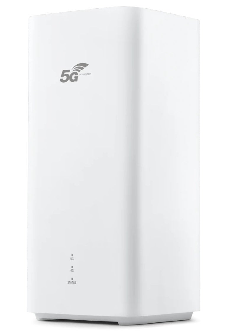 Compare 5G CPE 6 H165383,Router with RJ45, RJ11 and NanoSIM Slot,Up to 11.7Gps DL2.5Gpcs UL,WIFI 7 3600Mbps Dual Band AutoSelection,5G NR Hign Gain Antenna 12dBi at KSA Price
