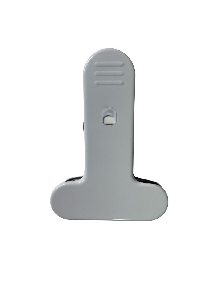 Compare Metal Clip Fixing Clip Hardware Powder Spraying Desktop Small Table Lamp Fixing Clip Direct Broadcast Light Plant Lamp BaseColor:White at KSA Price