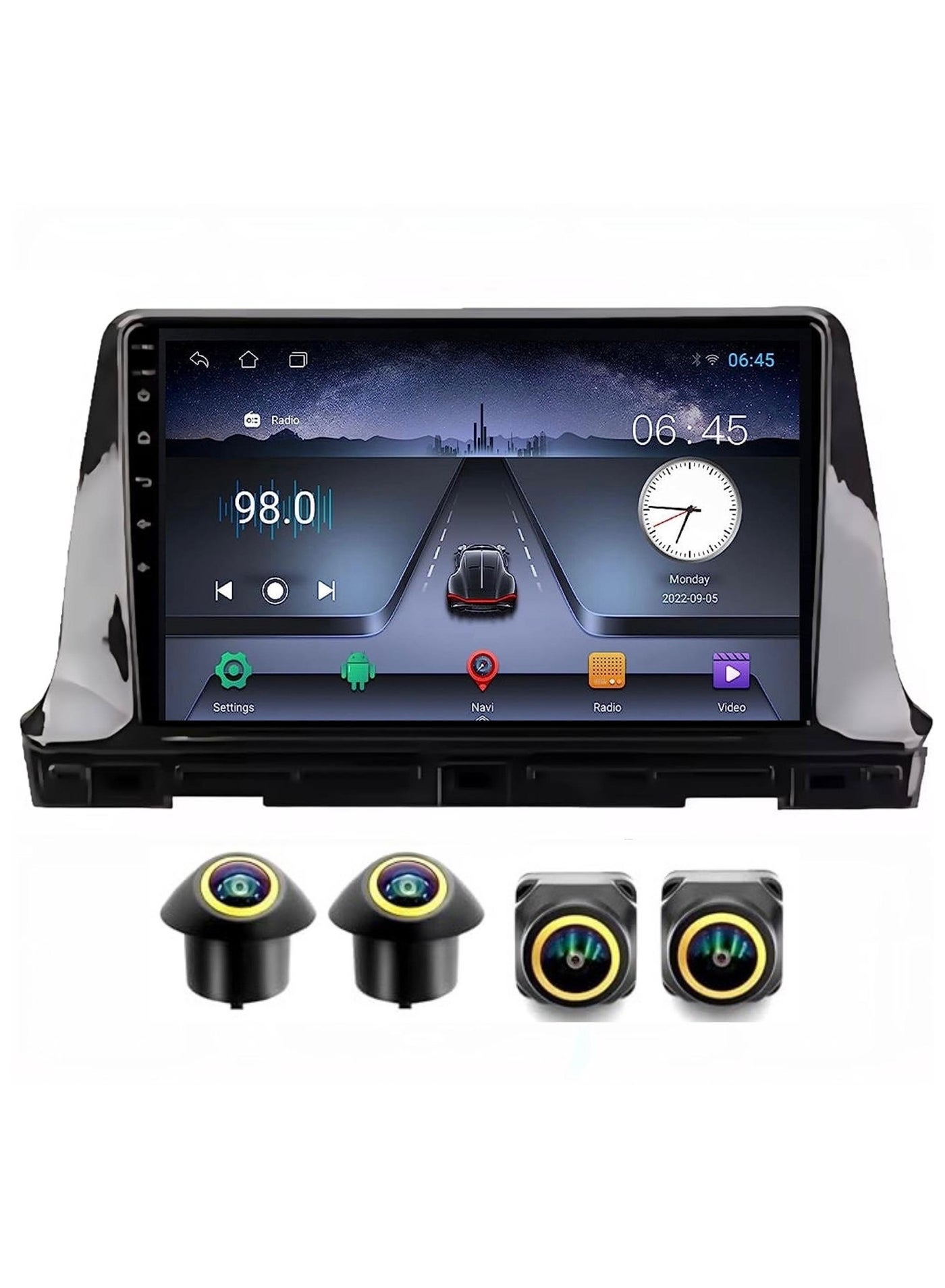 Compare Android Car Stereo for Kia Seltos SP2 20192024 4GB RAM 64GB ROM Support Carplay, MLink WiFi BT, Radio GPS, 10 Inch IPS.QLED, Fast interface, Touch Screen with 360D Camera Included at KSA Price