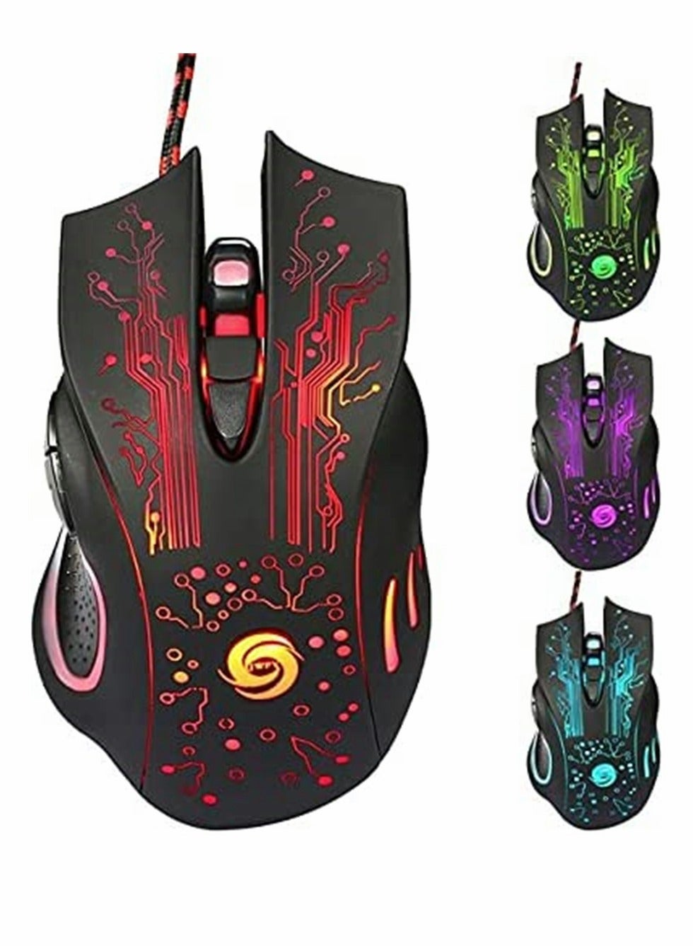 Gaming Mice, Computer Gaming Mouse Wired Manipulator…