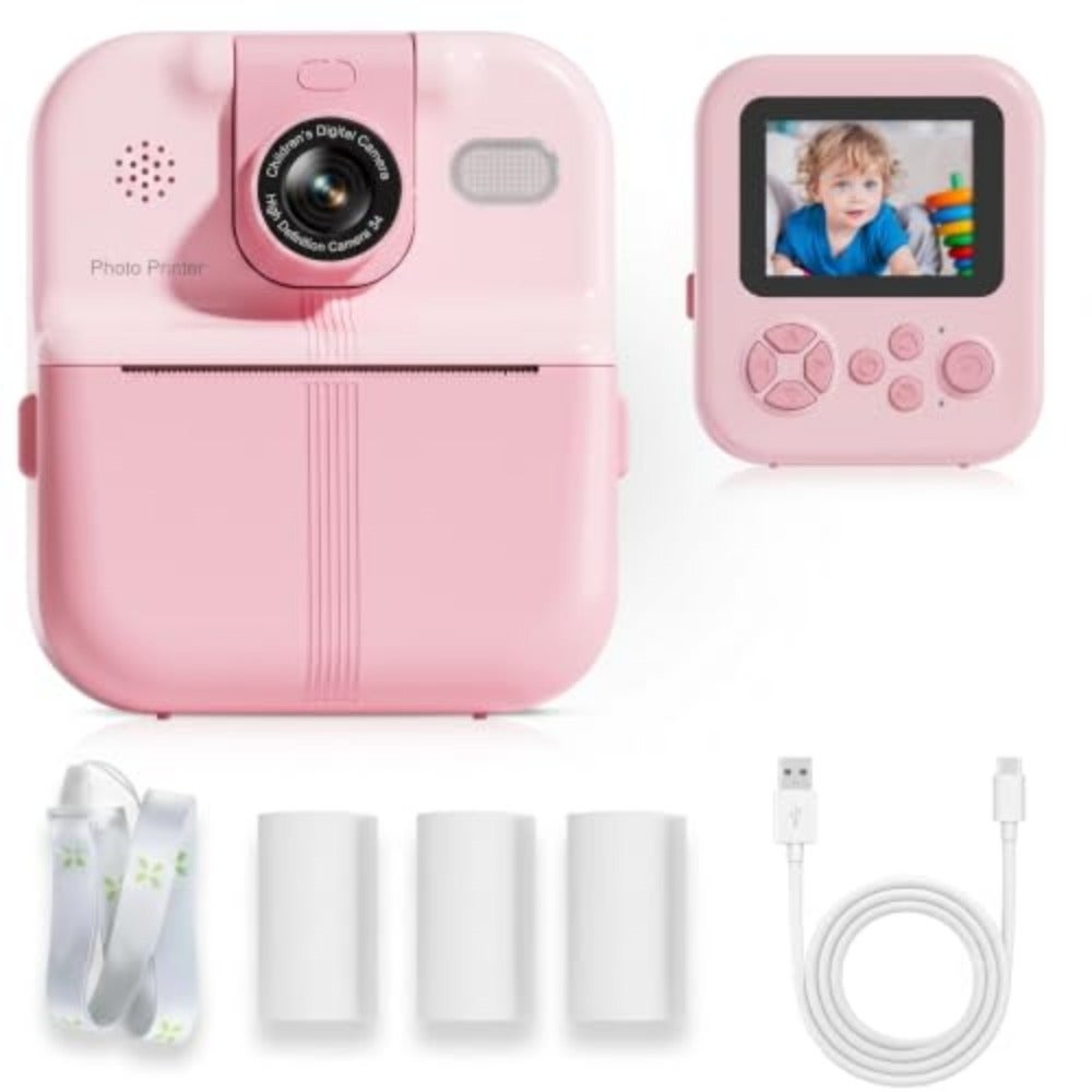Instant Print Camera for Boys and Girls: 1080P…