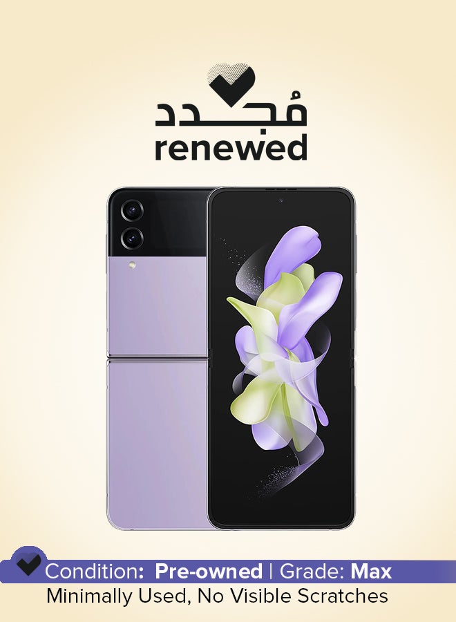 Compare Renewed  Galaxy Z Flip 4 5G Dual sim Bora Purple 8GB RAM 512GB  International Version at KSA Price