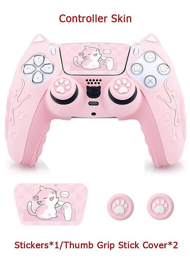 Cute Cat Paw PS5 Controller Skin, Silicone…